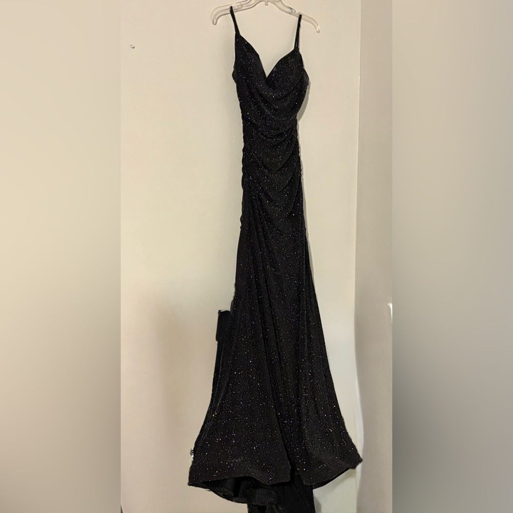 Elegant Black Sparkle Gown